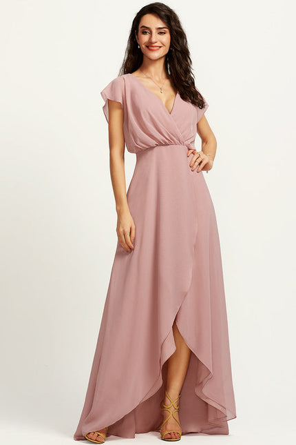 Robe Chic Mousseline Asymétrique