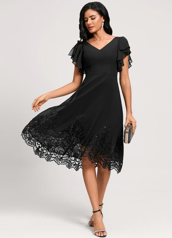 Robe Chic Luxe Sombre Éveil - gallery 2