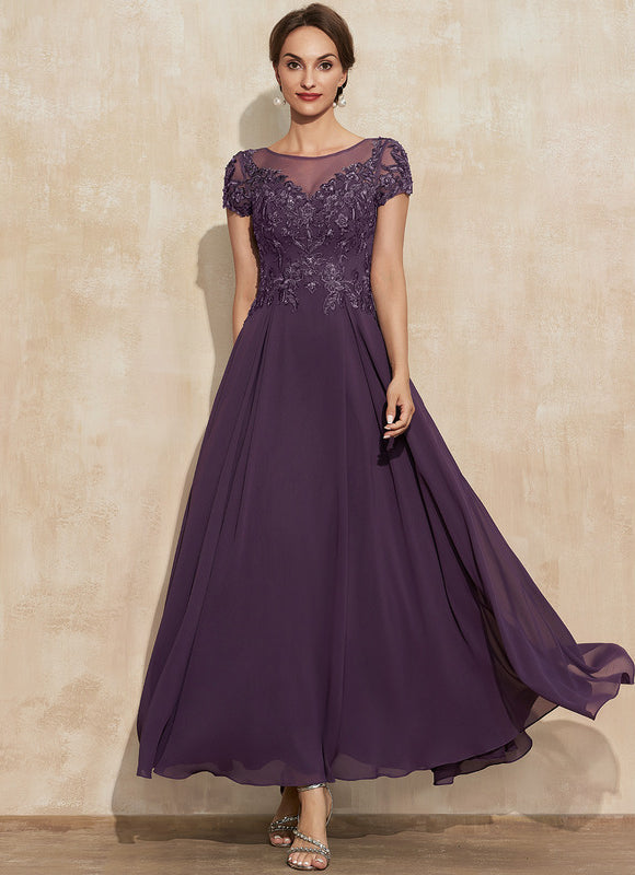 Robe Chic Chiffon Étoilée - gallery 1