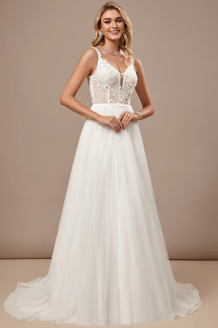 Robe Chic De Mariée Aérienne - gallery 2