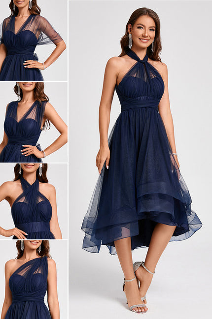 Robe Chic Drapée Moderne