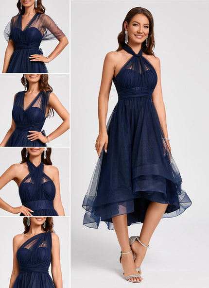 Robe Chic Drapée Moderne