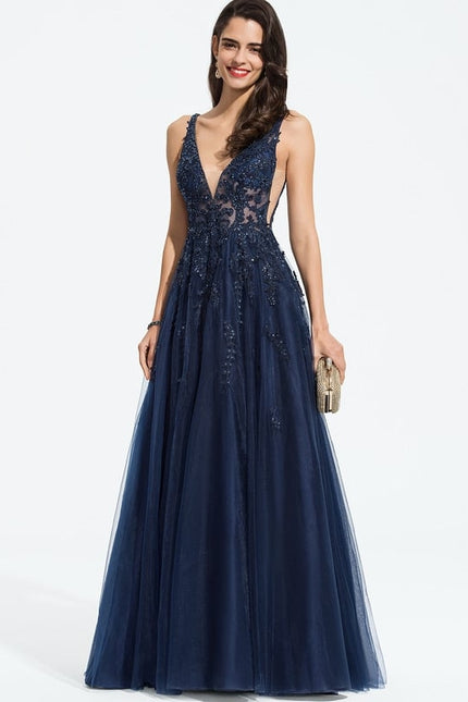 Robe Chic Glamour Tulle Étoilé