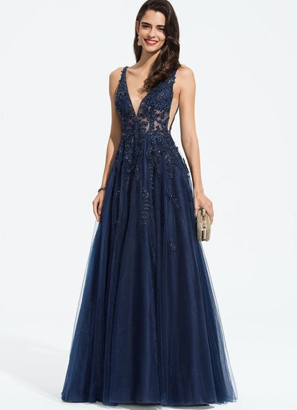 Robe Chic Glamour Tulle Étoilé