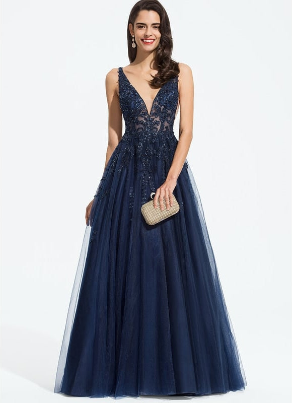 Robe Chic Glamour Tulle Étoilé - gallery 8