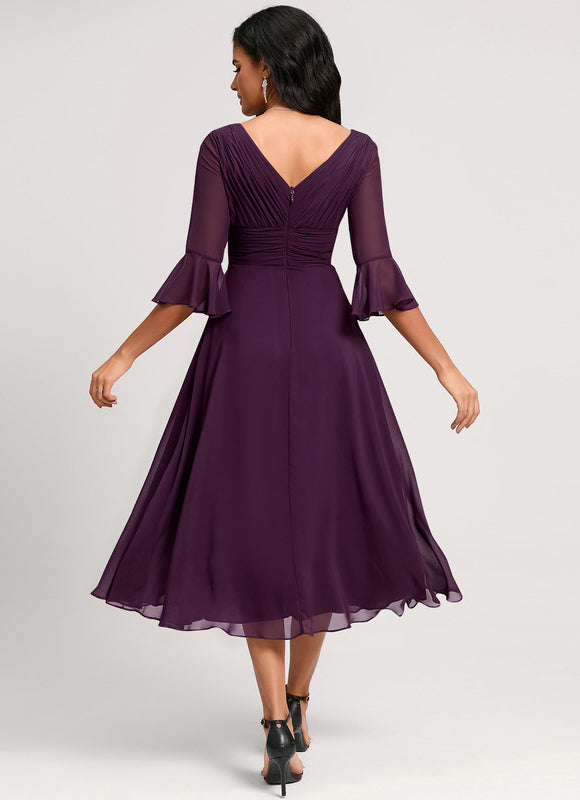 Robe Chic À Volants Florale - gallery 1