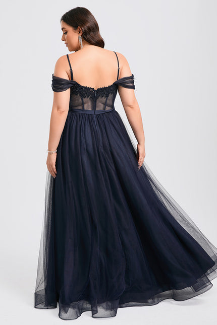 Robe Chic Élégance Tulle Svelte - gallery 9
