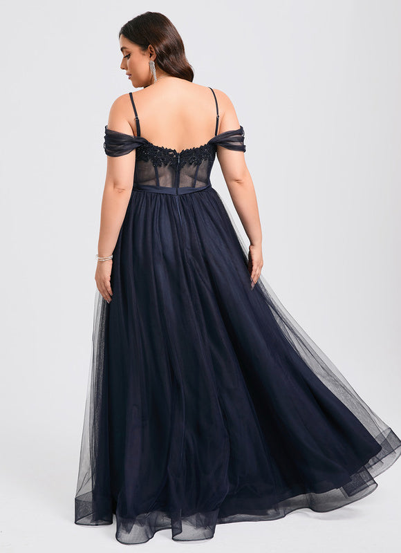 Robe Chic Élégance Tulle Svelte - gallery 9