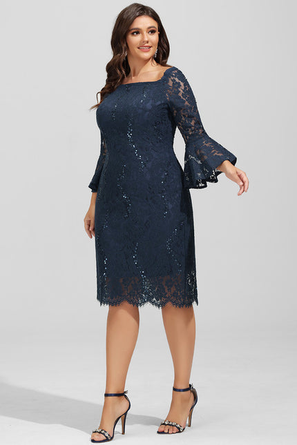 Robe Chic Chic Dentelle Étoilée - gallery 8