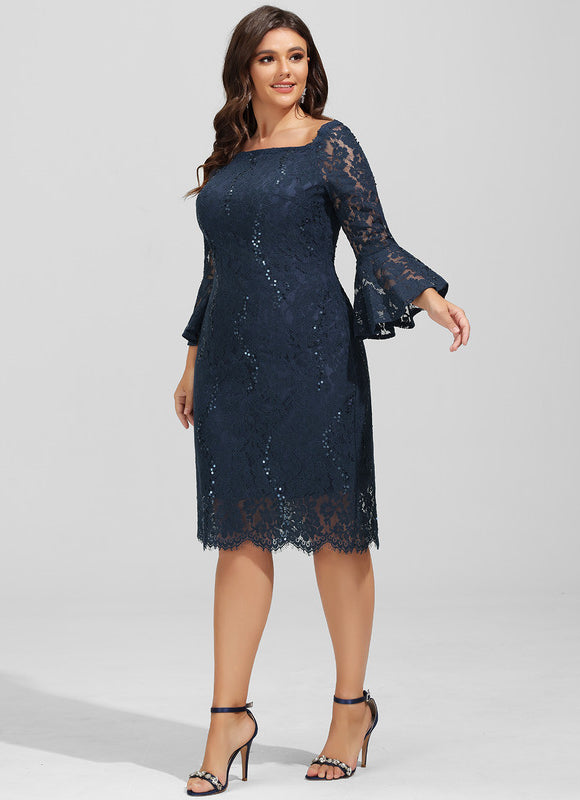 Robe Chic Chic Dentelle Étoilée - gallery 8