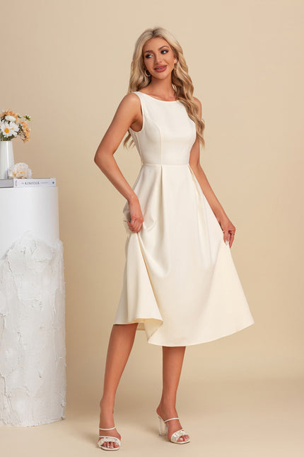 Robe Chic Blanche Pour Mariage - gallery 4