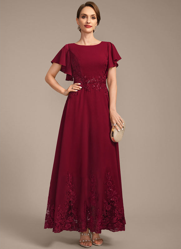 Robe Chic Rouge Élégant - gallery 3