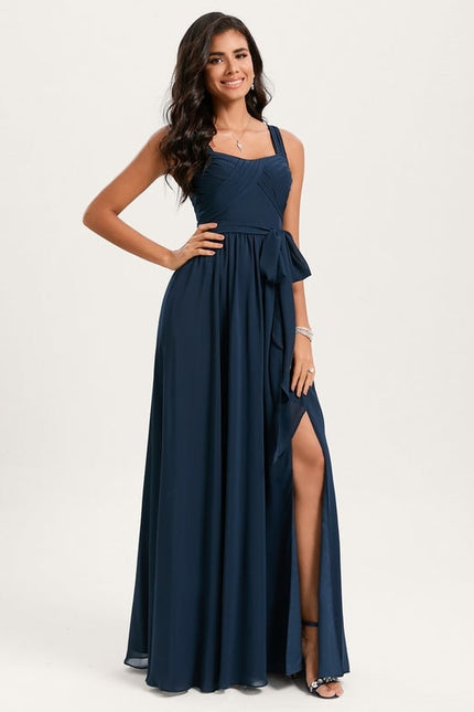 Robe Chic Longue Verte Raffinée - gallery 5