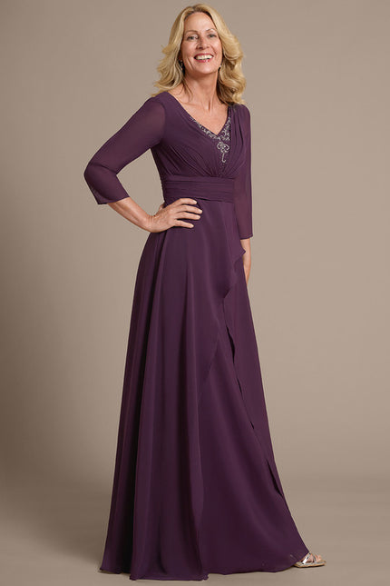 Robe Chic Plissée Améthyste - gallery 5