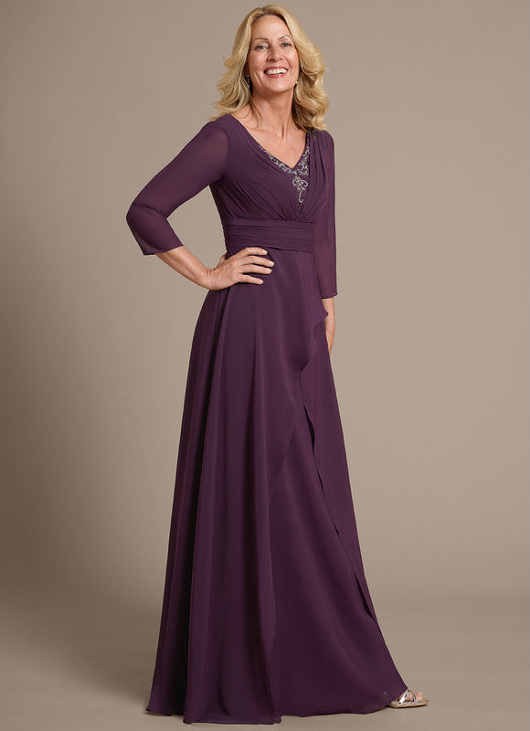 Robe Chic Plissée Améthyste - gallery 5