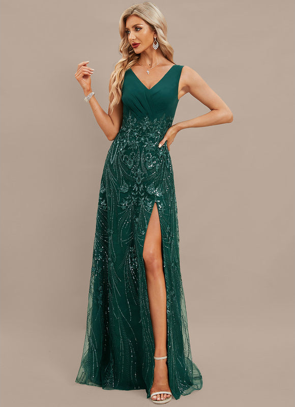 Robe De Soirée Chic Bleu - gallery 2