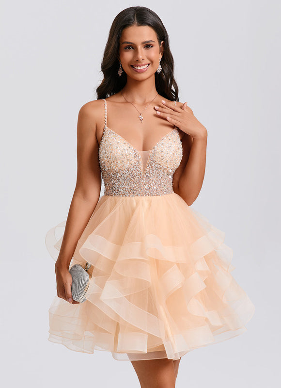 Robe Chic Tulle Pailletée - gallery 2