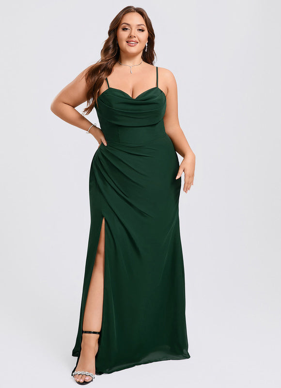 Robe Chic Longue Émeraude - gallery 6