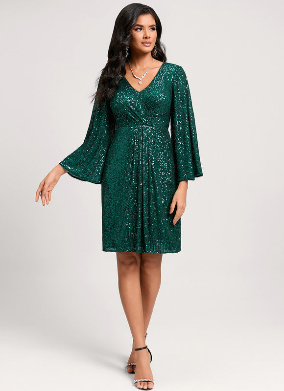 Robe Chic Éclat Émeraude - gallery 2