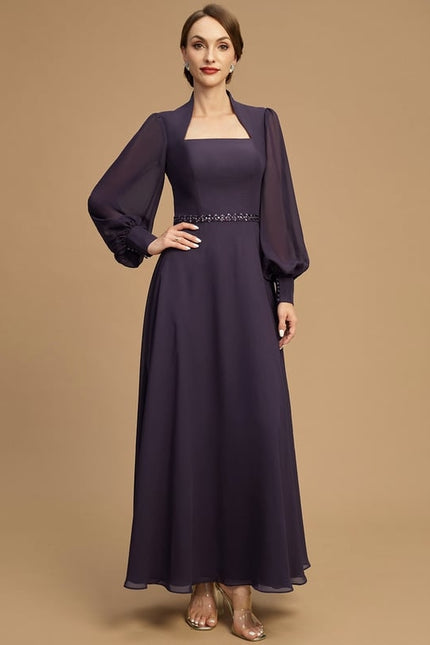 Robe Chic Châtaigne Élégante - gallery 1