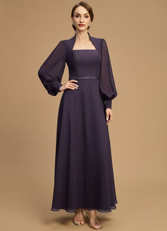 Robe Chic Châtaigne Élégante - gallery 1