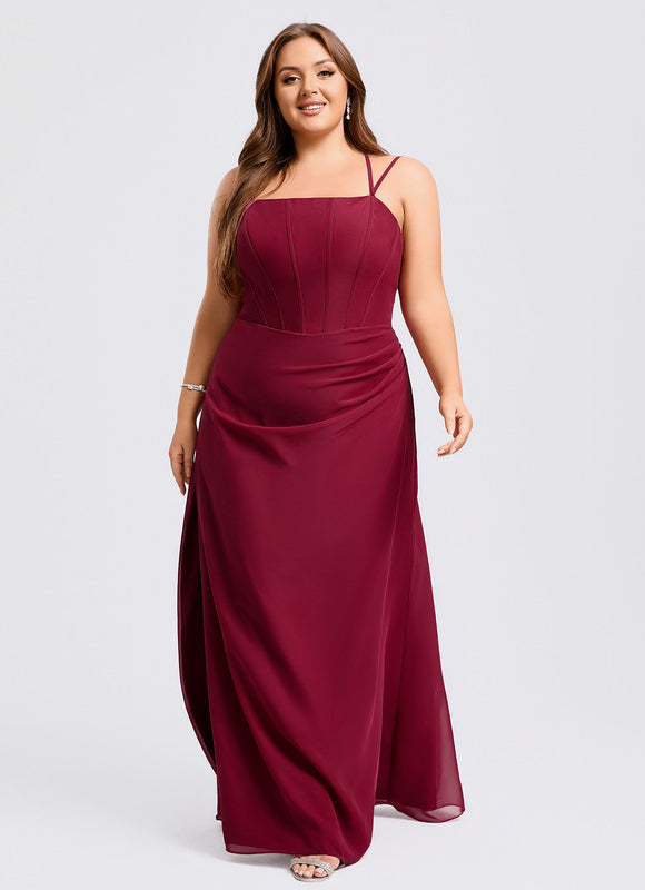 Robe Chic Sirène Bordeaux - gallery 8