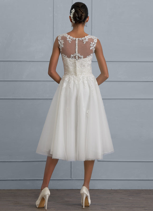 Robe Chic De Mariée Tulle Couture - gallery 3