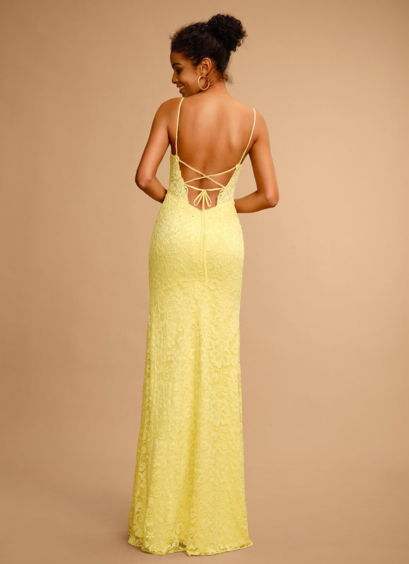Robe Chic Jaune Éclatant - gallery 1