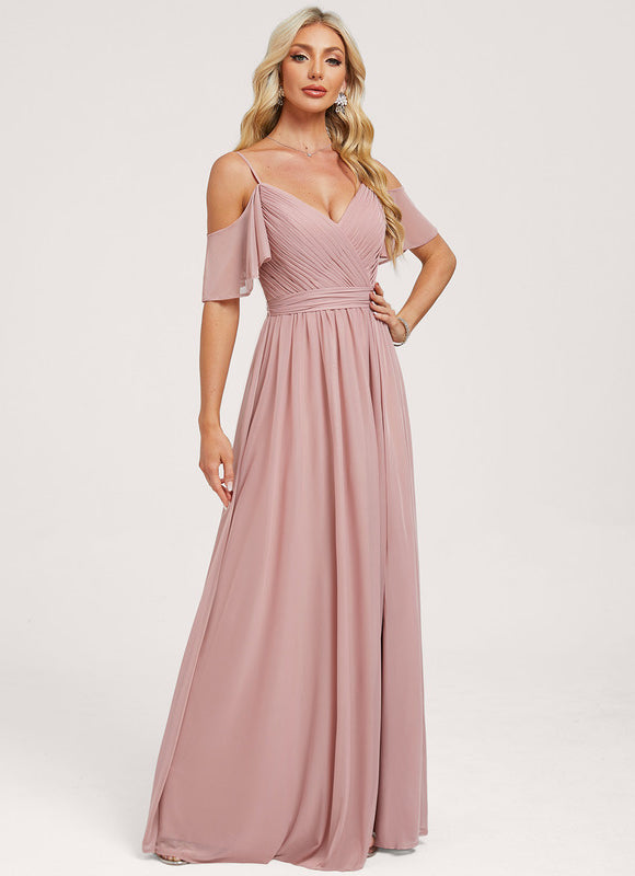 Robe Chic Simplicité Veloutée - gallery 1