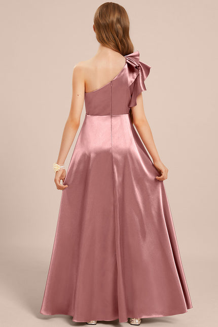 Robe Chic Satin Bourgogne - gallery 2