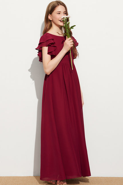 Robe Chic Mousseline Prune - gallery 2