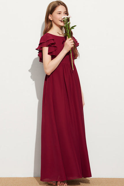 Robe Chic Mousseline Prune - gallery 2