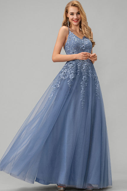 Robe Chic Glamour Tulle Longueur - gallery 3