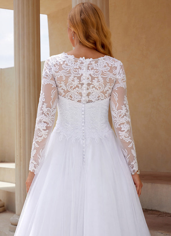 Robe Mariee Boheme Chic Dentelle - gallery 2