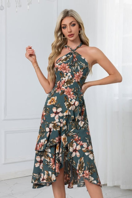 Robe Chic Fleurie Satinée - gallery 9