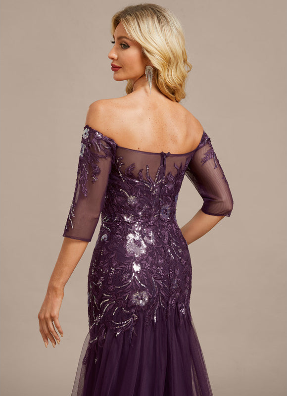 Robe Chic Élégante Mauve - gallery 7