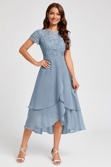 Robe Chic Bleu Cascade - gallery 3