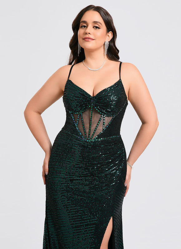 Robe Chic Sirène Pailletée - gallery 8