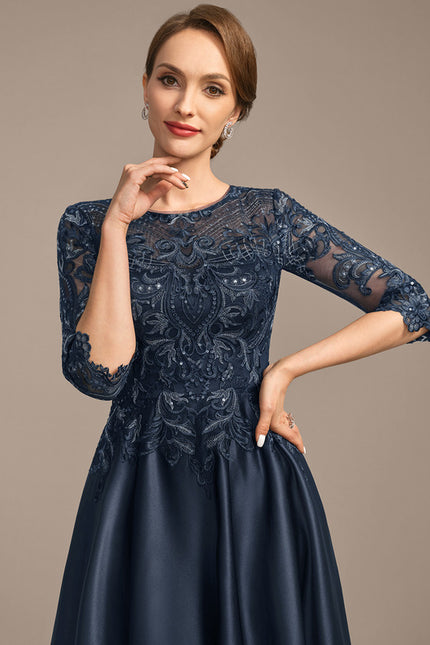 Robe Chic Satin Somptueux - gallery 1