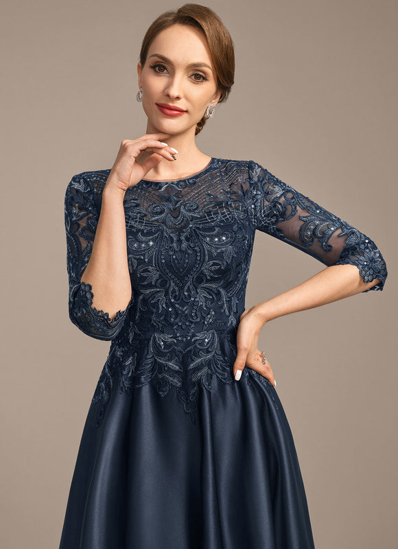 Robe Chic Satin Somptueux - gallery 1