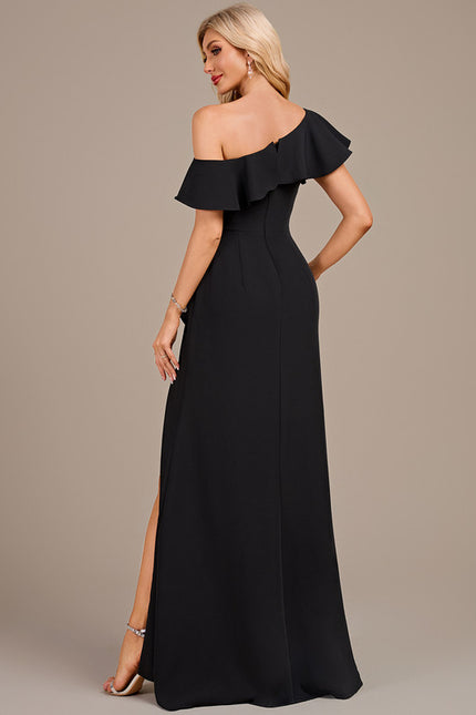 Robe Chic Volante Noire - gallery 5