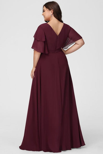 Robe Chic Mousseline Drapée - gallery 9