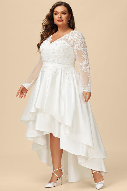 Robe Chic Élégance Satinée Asymétrique - gallery 8