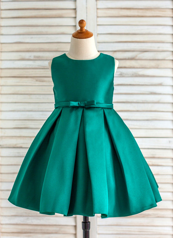 Robe Chic Rouge Satinée Longueur Genou - gallery 4