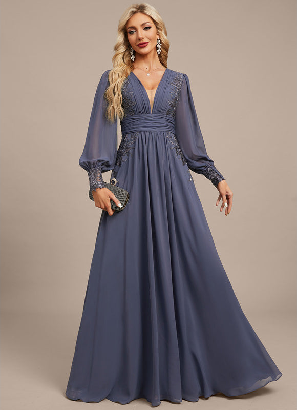 Robe Chic Bleu Nuit Élégante