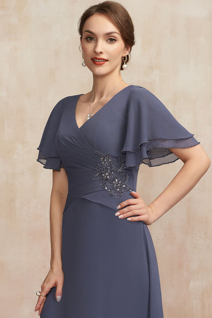 Robe Chic Plissée Améthyste - gallery 1