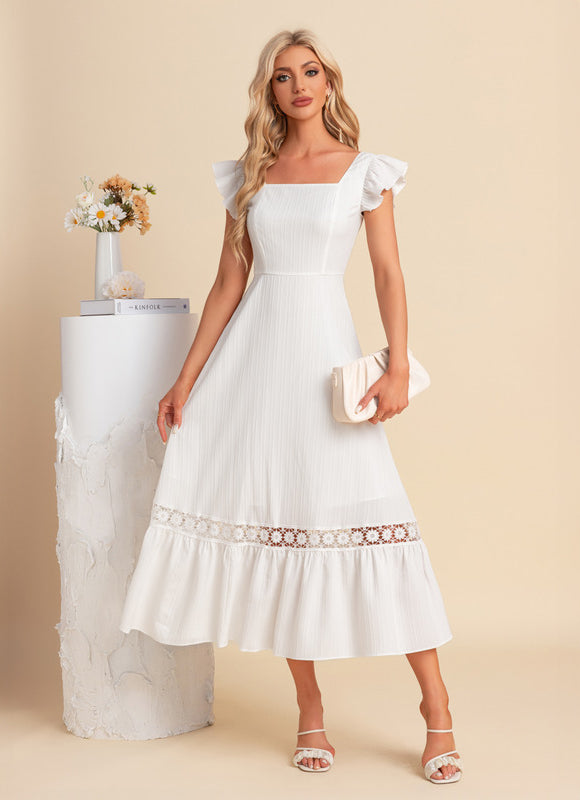 Robe Chic Écrue Rétro - gallery 4