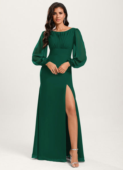 Robe Chic Violet Émeraude