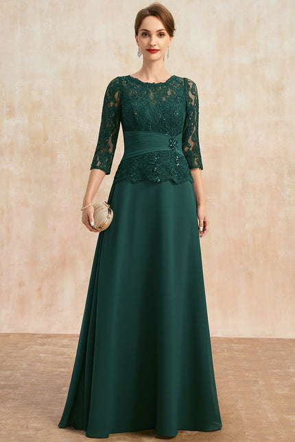 Robe Chic Vert Sombre Chic