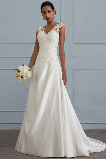 Robe Chic Satinée Traîne